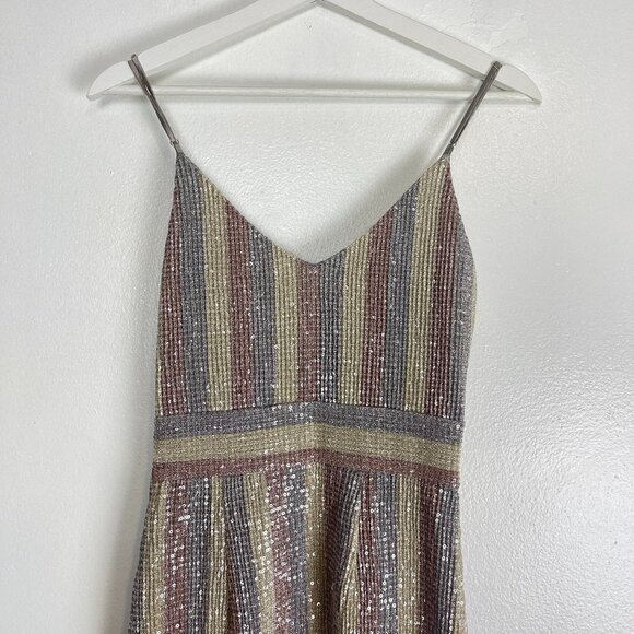 SAYLOR Meghan Faux Wrap Midi Dress in Multi Size X-Small - Picture 10 of 12
